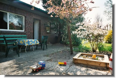 Terrasse vor der K�che