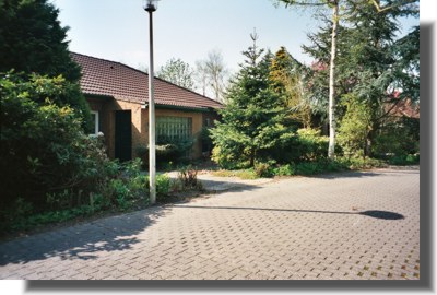 Strassenansicht vom Ferienhaus Oltmanns
